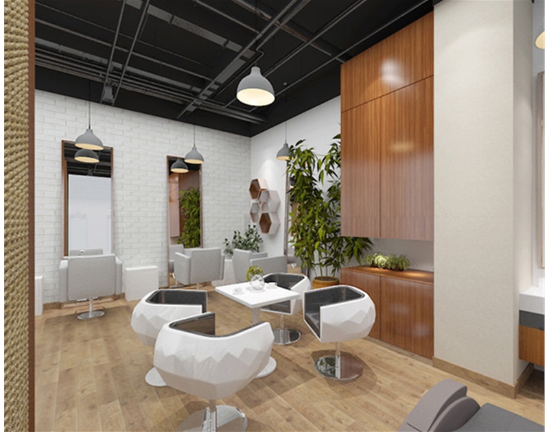 理發店裝修工程案例