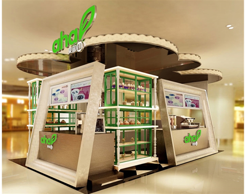 濟南和諧廣場內甜品店裝修